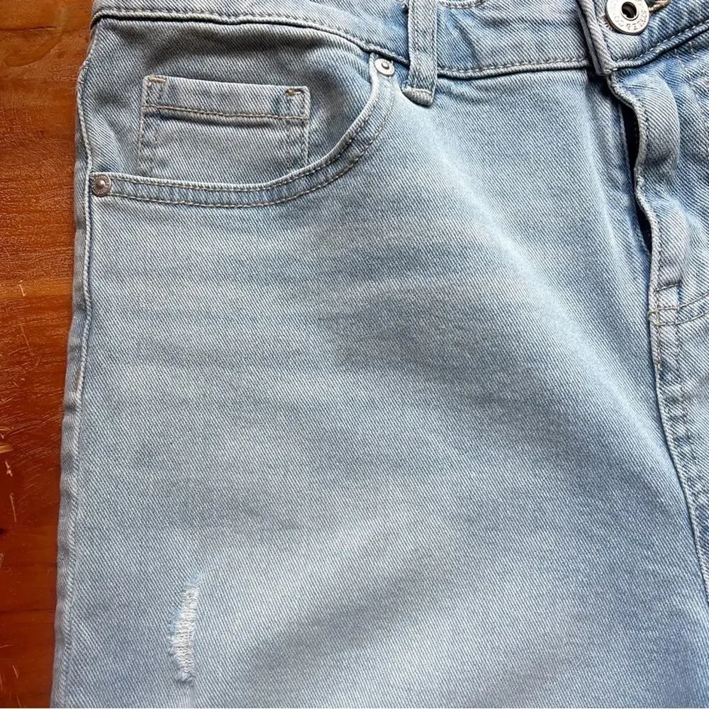 NWT Style‎ & Company Jean Shorts Woman's Size 10 Blue High Rise Slimming
